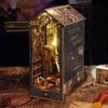 DIY Book Nook Kit DIY Dollhouse Miniature Kit with DIY Dolls House Furniture Accessories Bookends Book Stand 3D Wooden Puzzle for Adults Birthday Gift view 3