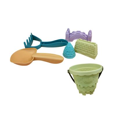 BESPORTBLE Creative Beach Sand with Castle Molds and Accessories Outdoor Playset for Imaginative Sandcastle Building Fun for Garden Pool Beach Random Color