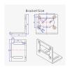 12V Bracket 11RPM 5840-555 Turbo Worm Reducer Electronic Starter Can Switch Forward and Reverse Speed Regulation view 3