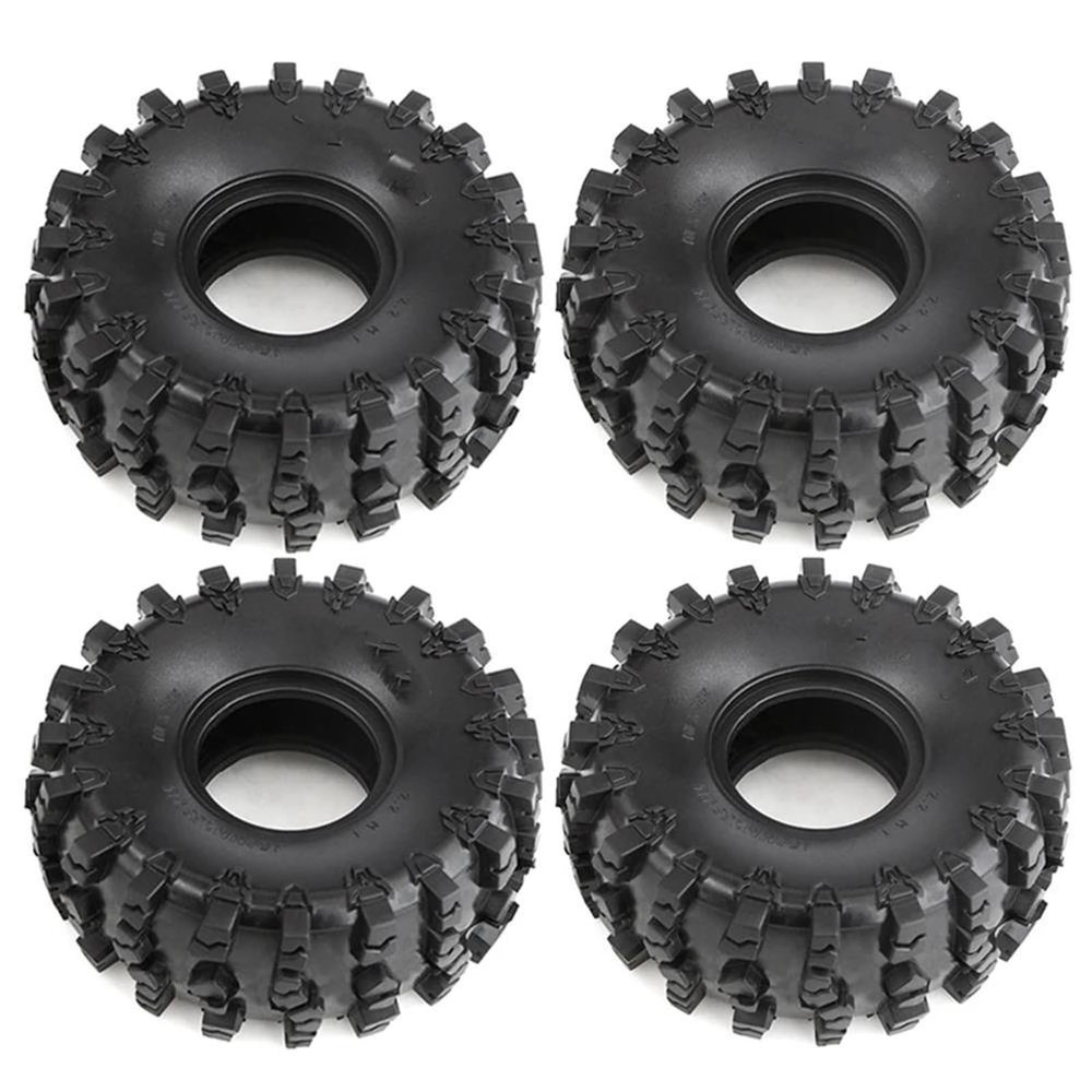 RC Tires Tyres Wheels Compatible with Axial for SCX10 90046 AXI03007 D90 TRX-4 150 * 58MM 2.2 Inches Tires Oversized Rubber Tires for 1:10 RC Car RC Wheel Tire