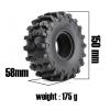RC Tires Tyres Wheels Compatible with Axial for SCX10 90046 AXI03007 D90 TRX-4 150 * 58MM 2.2 Inches Tires Oversized Rubber Tires for 1:10 RC Car RC Wheel Tire view 3