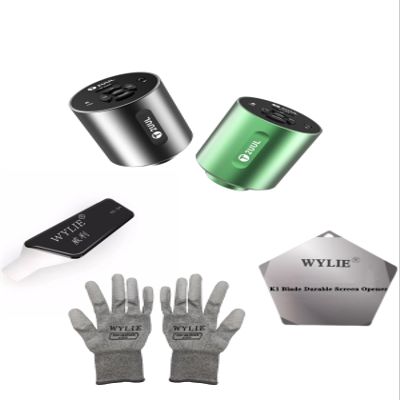 2UUL SpaceCam MS01 4K Microscope Camera Green Metal Body HDMI Output, Electronic Zoom CMOS 8.29MP Sensor Type-C Port Phone Repair Tool with Remote Control WYLIE Tools 5 Pack