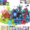 300PCS Magnetic Blocks, Build Mine Magnet World Set, Stacking Magnetic Building Cubes for Kids Ages 4-6 6-8 8-12, STEM Montessori Sensory Toys for Toddler, Christmas Birthday Gifts for Boys Girls view 1