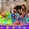 300PCS Magnetic Blocks, Build Mine Magnet World Set, Stacking Magnetic Building Cubes for Kids Ages 4-6 6-8 8-12, STEM Montessori Sensory Toys for Toddler, Christmas Birthday Gifts for Boys Girls view 4
