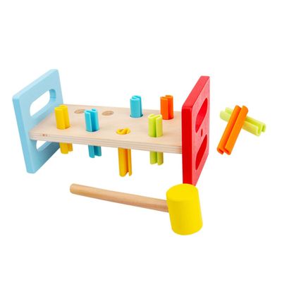 VANZACK 2Pcs Hammer Interactive Whack Game Plaything for Motor Skill Development Safe Pounding for Cognitive and Sensory Engagement Versatile Hammering Fun for Early Learning