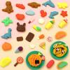 4 in 1 Playdough Sets for Kids Ages 4-8, 24 Colors Dough Accessories with Ice Cream/ Noodles/ Cake Makers, Kitchen Pretend Play Tools Kit, Birthday Gifts Toys for Toddlers Boys Girls 3 4 5 6 7 8 view 3