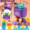 4 in 1 Playdough Sets for Kids Ages 4-8, 24 Colors Dough Accessories with Ice Cream/ Noodles/ Cake Makers, Kitchen Pretend Play Tools Kit, Birthday Gifts Toys for Toddlers Boys Girls 3 4 5 6 7 8 view 4