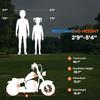 24V Electric Dirt Bike,250w Electric Motorcycle with LED Light, Up to 14MPH & 60 Minutes Continuous Motorbike for Kids,Boys,Teen,Pink view 2