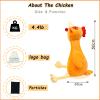 capybaraflying Rooster Weighted Plush Toy Microwaveable Super Soft Stuffed Chicken Animal Plushies Pillow Weighted for Hugging Gift for All Ages Kids Teens and Adults 50cm 4.4lb view 3