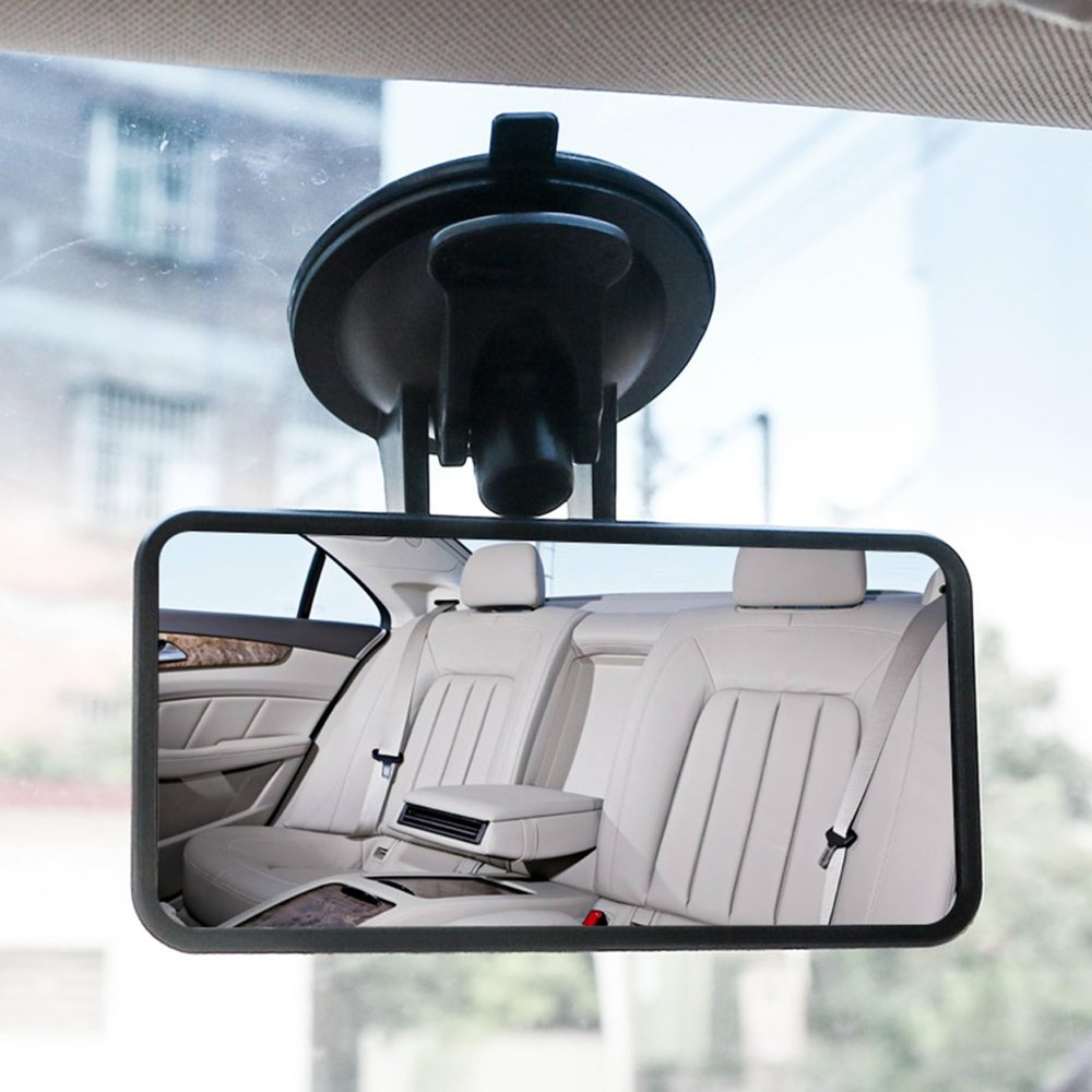 Baby Car Mirror, 360 Rotation Clear Heavy Duty Rear View Mirror with Suction, Baby Essentials to Observe & Keep Safe, Xmas Decorations
