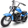 24V Electric Dirt Bike,250w Electric Motorcycle with LED Light,Up to 14MPH & 60 Minutes Continuous Motorbike for Kids,Boys,Teen,Blue view 1