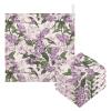 vvfelixl Baby Muslin Washcloths Bloom Lilac Magno Baby Burp Cloths Cotton Babys Face Towel for Newborn Infants Boys Girls Soft and Absorbent 11.8 X 11.8 in, 3 Pack view 3