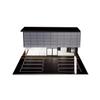 1:64 Scale Car Dealership Display with LED Lights & 2 Interchangeable Diorama Bases - Themed Showcase with Sealed Acrylic Dust-Proof Cover for 8 Model Cars view 1