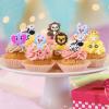 30pcs Animal Cupcake Toppers Wildlife Cupcake Toppers Picks for Kids Baby Shower Jungle Animals Theme Party Decorations Supplies (Animal) view 4