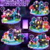 200 PCS Magnetic Blocks - Light Up Magnetic Building Blocks for Kids, Magnet Cubes Stacking for Boys Girls, STEM Montessori Sensory Toys Ages 3 4 5 6 7 8 9 10 11 12 13 Birthday Gifts view 4