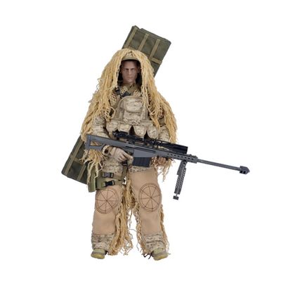 1:6 Scale Special Forces Soldier Figure, Military Model with Tactical Accessories & Flexible Joints for Desk Display, Collectors & Hobbyists Gift for Adults and Teens (Sniper)