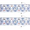 Bornerwhite 2 Pcs Blue Drawstring Mahjong Bags Protective Sleeve Printed Tile Bag 26 Inches Mahjong Racks for Tiles and Pushers for Mahjong Accessories and Gifts(Empty Bag Only) view 1
