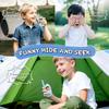 Video Walkie Talkies for Kids, Handheld 2 Pack Rechargeable Video Intercom Kids Walkies Talkies, Indoor Outdoor Toys for Family Games, Outside, Camping, Hiking for Boys Girls Ages 3-12 (Blue/Blue) view 4