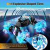 1:12 Gesture Sensing RC Stunt Car, 2 * 1200mAh Hand Controlled Remote Control Twist Cars with Light & Music, 4WD 360 Rotate Transform Drift, Gifts for 8-12 Kids Age 8 9 10 11 12 Yrs Old Trains view 3
