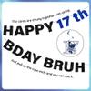 17th Birthday Decorations Banner Boys - 14 Pcs Blue Sliver Pre-Strung Bday Bruh Its My Birthday Banner Honeycomb Centerpieces Swirls Table Topper Sign Pompoms For 17 Year Old Party Supplies view 3