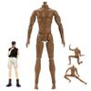 1/6 Scale Action Figure, Multi Jointed Movable Male Muscular Action Figure Body for Display Doll Collection, Brown. view 3