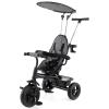 BABY JOY Toddler Tricycle, 7 in 1 Push Trike w/Adjustable Canopy, Parent Push Handle, Seat & Footrests, 5-Point Safety Harness and All-Terrain EVA Wheels, Kids Stroller Bike for 9-60 Months (Gray) view 1