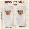2Pcs Seatbelt Covers Cute Cartoon Bear Car Seatbelt Covers for Kids Soft Baby Car Seat Strap Pads Shoulder Pad Neck Cushion Protector, Xmas Decorations view 3