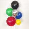 JINMUYU 134Pcs Red Blue Yellow Green Black Balloon Arch Garland Kit - With Exploding Star Balloons Carnival, Superhero, Video Game Gamer, Comic Hero Theme Party Decorations view 3