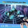 1:12 Gesture Sensing RC Stunt Car, 4WD Hand Controlled Remote Control Twist Cars with Light & Music, 360 Rotate Transform Drift, Gifts for 6-8-12 Kids Age 6 7 8 9 10 11 12 Yrs Old(Bule) view 3