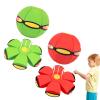 Beoglov Magic Ball Toy, 2Pcs Children's Bouncing Ball Magic Meta Balls, The Magic Flying Saucer Balls, Parent-Child Interaction, Easy to Catch, Safe (6 Light,Green+Red) view 1