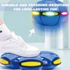 Beoglov Magic Ball Toy, 2Pcs Children's Bouncing Ball Magic Meta Balls, The Magic Flying Saucer Balls, Parent-Child Interaction, Easy to Catch, Safe (6 Light,Blue+Pink) view 2