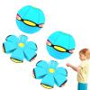 Beoglov Magic Ball Toy, 2Pcs Children's Bouncing Ball Magic Meta Balls, The Magic Flying Saucer Balls, Parent-Child Interaction, Easy to Catch, Safe (Light Blue,6 Light) view 1