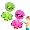 Beoglov Magic Ball Toy, 2Pcs Children's Bouncing Ball Magic Meta Balls, The Magic Flying Saucer Balls, Parent-Child Interaction, Easy to Catch, Safe (3 Light,Green+Pink) view 1
