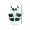 Sewroro 10 Layers Cartoon Panda Nesting Toys, Russian Nesting Dolls Wooden Craft, Home Decoration view 3