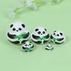 Sewroro 10 Layers Cartoon Panda Nesting Toys, Russian Nesting Dolls Wooden Craft, Home Decoration view 4