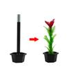 2 Set Wand to Flower Magic Tricks - Swing Your Wand and Flower Will Appear Magic Stick to Flower Easy Magic Trick Toys Show Performance Props - styleA view 2