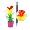 2 Set Wand to Flower Magic Tricks - Swing Your Wand and Flower Will Appear Magic Stick to Flower Easy Magic Trick Toys Show Performance Props - styleB view 3
