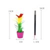 2 Set Wand to Flower Magic Tricks - Swing Your Wand and Flower Will Appear Magic Stick to Flower Easy Magic Trick Toys Show Performance Props - styleB view 4