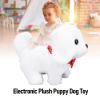 ZAICOLER Electronic Dog Toy Interactive Features Electronic Component Produce Realistic Sounds Cute Robot Dog True to Life Appearance Interactive Functions with Fabric for Kids (White) view 2