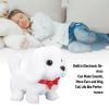 ZAICOLER Electronic Dog Toy Interactive Features Electronic Component Produce Realistic Sounds Cute Robot Dog True to Life Appearance Interactive Functions with Fabric for Kids (White) view 3