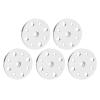 Adfaga 5Pcs 24 Tooth Servo Horn Aluminum Alloy High Strength Lightweight Servo Arm with M4 Threaded Holes for Robotics RC Cars DIY Engineering Projects Durable Metal Gear Hub view 3