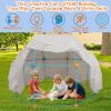BZseed Fort Building Kit for Kids DIY Play Tent & STEM Construction Toys Ultimate Indoor/Outdoor Fort Building Activities for Boys & Girls Ages 4-15 Educational Creative Toy Birthday & Festival Gift view 2