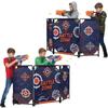2-Pack Tactical Bunker & Foldable Battlefield Obstacles 59x34 Combat Battle Zone Fort, Compatible with Laser Tag, Foam Blaster, Birthday Activities, Party Supplies + Interactive Target Board view 1