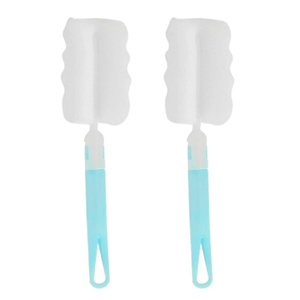 2PCS Bottle Sponge Brush, Sponge Cup Brush Long Handle Bottle Cleaner for Cup Mug