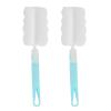 2PCS Bottle Sponge Brush, Sponge Cup Brush Long Handle Bottle Cleaner for Cup Mug view 1