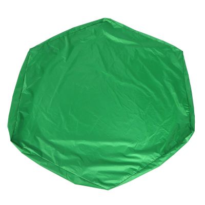 Keenso Durable Sandpit Cover with Drawstring Design, Sunscreen Polyester Material, Great for Travel or Garden Bath (Green)