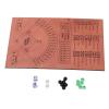 Keenso Baseball Dice Board Game with Dice and Marbles, Suitable for All Ages, Includes Storage Bag view 1