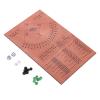 Keenso Baseball Dice Board Game with Dice and Marbles, Suitable for All Ages, Includes Storage Bag view 3