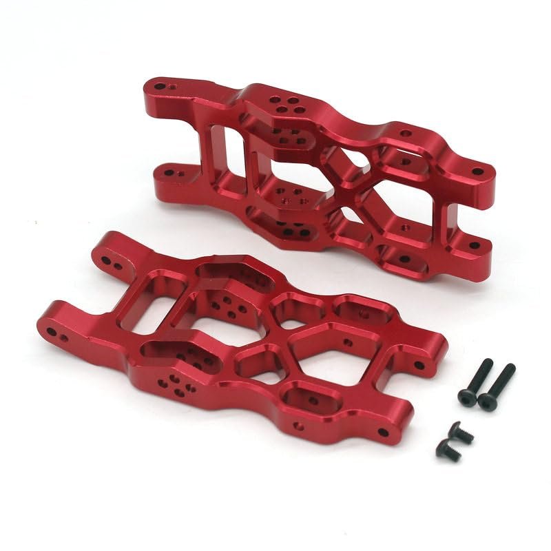 BTKCHE for VKAR Bison 1/10 RC 4WD Remote Control car Metal Upgrade Fitting Front Lower Swing arm ET1001(Sky Blue)