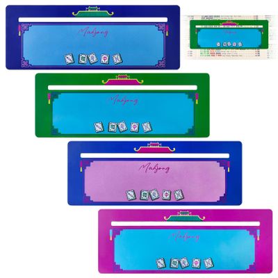 4 Pcs Mahjong Card Guide and Line Finder Reader,Acrylic Card Line Guide Rules Helper Reader, for Mahjong Beginner-Friendly Travel, Parties, Competitions, Game Nights Accessories(Multicolor,Cute)